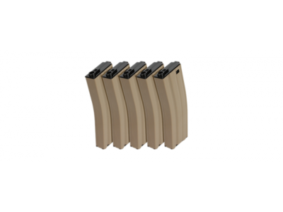 【甲武】G&G 怪怪 GR16 125發 中容量彈匣 彈夾(沙)5個/組